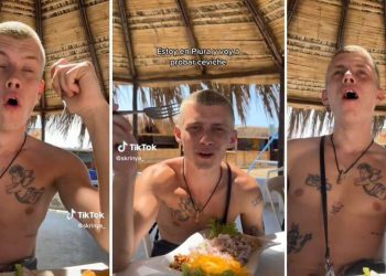 Turista prueba ceviche por primera vez y queda enamorado con la gastronomía peruana